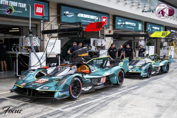 009 RIBERAS Alex (spa), SORENSEN Marco (dnk), DE ANGELIS Roman (can), Aston Martin THOR Team, Aston Martin Valkyrie #009, Hypercar, ambiance during the Prologue of the 2025 FIA World Endurance Championship, from February 21 to 22, 2025 on the Losail International Circuit in Lusail, Qatar - Photo Julien Delfosse / DPPI